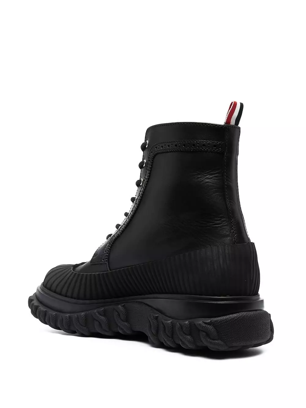Thom Browne Chunky leather ankle boots of men 3 Thom Browne chunky leather ankle boots