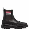 Thom Browne RWB stripe ankle boots