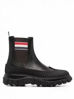 Thom Browne RWB stripe ankle boots