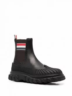 Thom Browne RWB stripe ankle boots