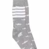 Thom Browne 4-bar intarsia socks