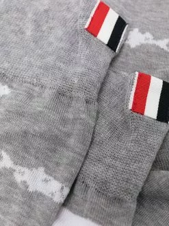 Thom Browne 4-bar intarsia socks