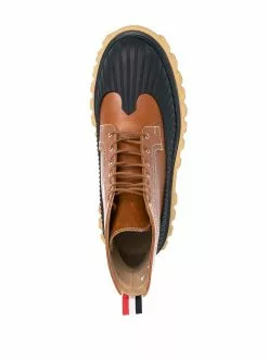 Thom Browne covered outsole wingtip boots