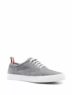 Thom Browne low-top flat sneakers
