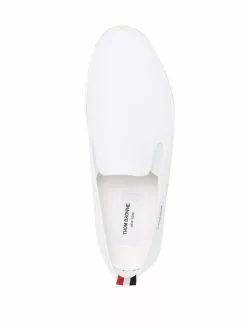 Thom Browne canvas slip-on sneakers