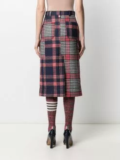 Thom Browne Multi panel design skirt high-waisted skirts of women 8 Thom Browne multi-panel design skirt