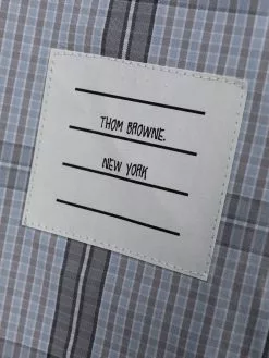 Thom Browne check-print shirt dress