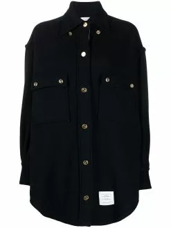 Thom Browne supersized tweed shirt