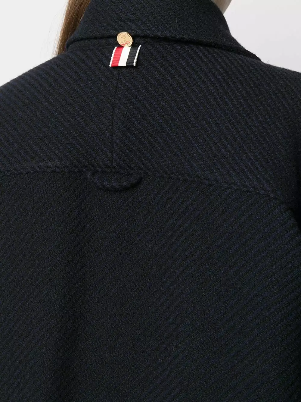 Thom Browne Supersized tweed shirt shirts of women 5 Thom Browne supersized tweed shirt