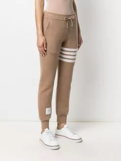 Thom Browne Signature 4 Bar Stripe track pants sweatpants of women 7 Thom Browne signature 4-Bar Stripe track pants