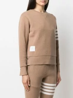 Thom Browne Long sleeve 4 Bar stripe sweatshirt sweaters of women 7 Thom Browne long-sleeve 4-Bar stripe sweatshirt