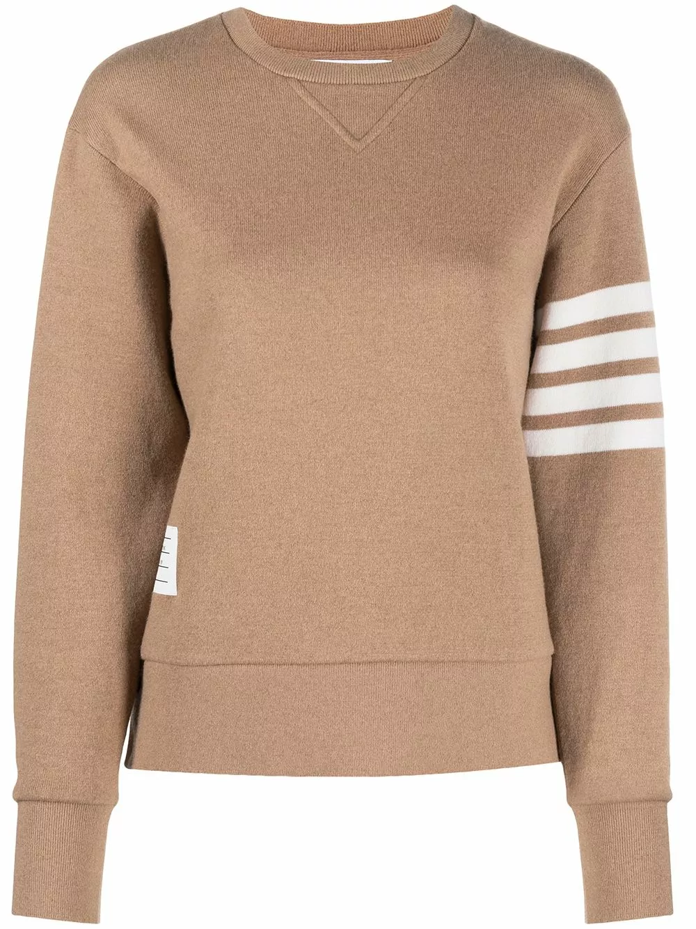 Thom Browne Long sleeve 4 Bar stripe sweatshirt sweaters of women 1 Thom Browne long-sleeve 4-Bar stripe sweatshirt