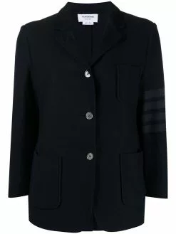 Thom Browne 4-Bar stripe twill sack jacket
