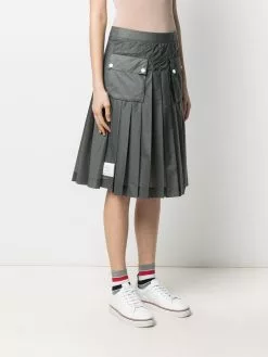 Thom Browne pleated mid-length skirt