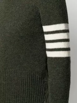 Thom Browne jersey stitch classic crew neck 4-Bar jumper