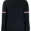Thom Browne overwashed heritage waffle stitch turtleneck jumper