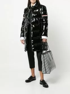 Thom Browne monogram-print tote bag