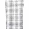 Thom Browne tartan-check pencil skirt