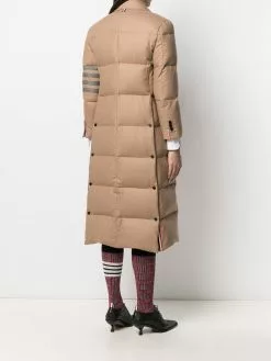 Thom Browne 4-Bar padded double-breasted coat