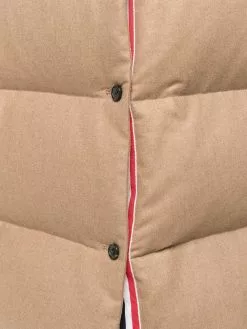 Thom Browne 4-Bar padded double-breasted coat