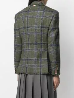 Thom Browne madras-check blazer