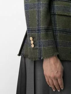 Thom Browne madras-check blazer