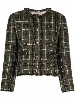 Thom Browne button-up tweed jacket