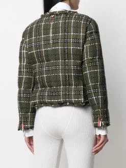 Thom Browne button-up tweed jacket
