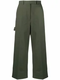 Thom Browne cropped cotton utility trousers