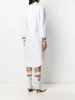 Thom Browne Button front tie detail shirt dress day dresses of women 10 Thom Browne button-front tie-detail shirt dress