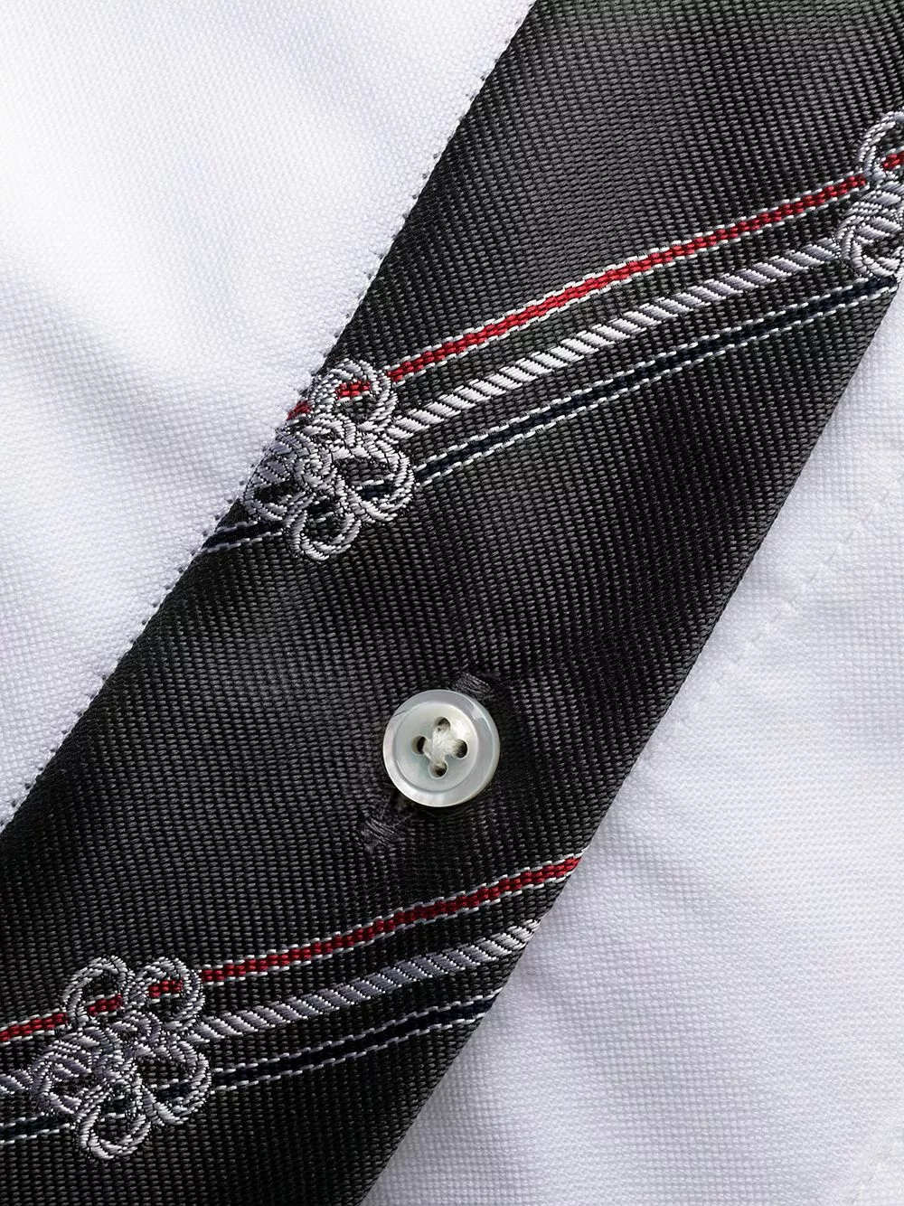 Thom Browne Button front tie detail shirt dress day dresses of women 6 Thom Browne button-front tie-detail shirt dress