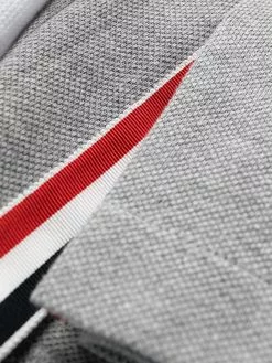 Thom Browne bi-colour polo shirt dress