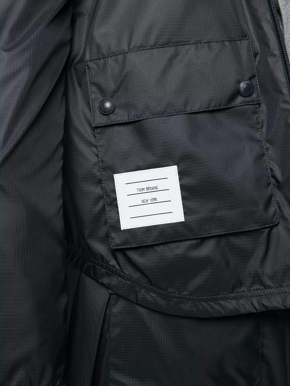 Thom Browne Zip up hooded jacket trench coats & raincoats of women 5 Thom Browne zip-up hooded jacket