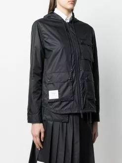 Thom Browne Zip up hooded jacket trench coats & raincoats of women 7 Thom Browne zip-up hooded jacket