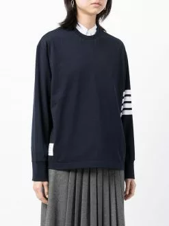 Thom Browne 4 Bar crew neck sweatshirt performance t-shirts of women 7 Thom Browne 4-Bar crew-neck sweatshirt