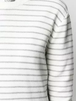Thom Browne striped half Milano stitch crew neck jumper