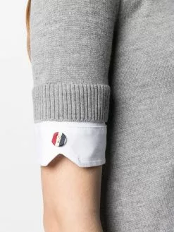 Thom Browne v-neck shirt pullover