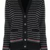 Thom Browne RWB stripe v-neck cardigan