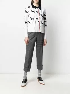 Thom Browne Hector intarsia-knit top