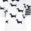 Thom Browne Hector intarsia-knit top