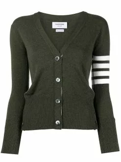 Thom Browne 4-Bar classic V-neck cardigan