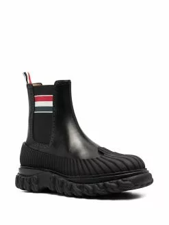 Thom Browne chelsea boot with chunky rubber-sole detail