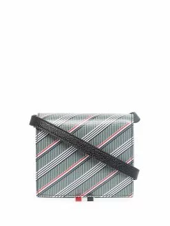 Thom Browne striped RWB wallet