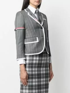 Thom Browne vertical-stripe sports blazer