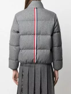Thom Browne RWB-stripe reversible padded jacket