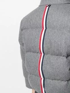 Thom Browne RWB-stripe reversible padded jacket