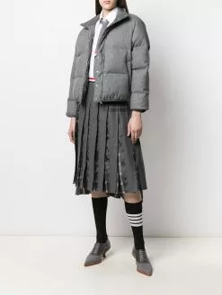 Thom Browne RWB-stripe reversible padded jacket