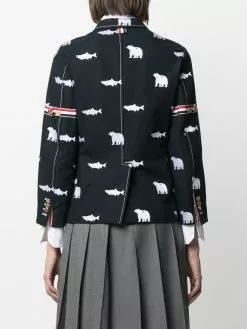Thom Browne Bear salmon blazer jacket blazers of women 10 Thom Browne bear salmon blazer jacket