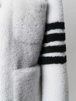 Thom Browne 4-Bar shearling jacket