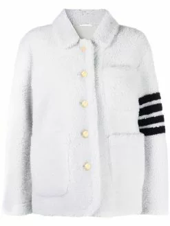 Thom Browne 4-Bar shearling jacket
